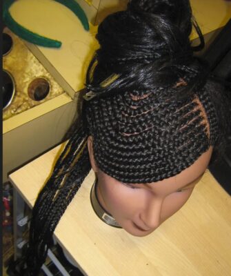 Cornrow Braided Mannequin - Black Hair Academy