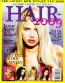 Celebrity Hairstyles Special HAIR 2009 #12 2008 cover