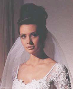 Bride Wearing A Veil