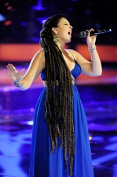 Naia Kete With Long Ankle Length Dreadlocked Hair On NBC's The Voice