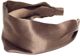 L.Erickson USA - 3" Scarf Headband - 100% Silk Charmeuse - Chocolate