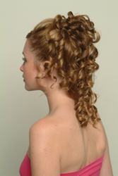 Barrel Curls - Finished Back View