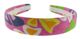 HB HairJewels - Lucy Collection - Hawaiian Print HB - Rose - 1 1/8"